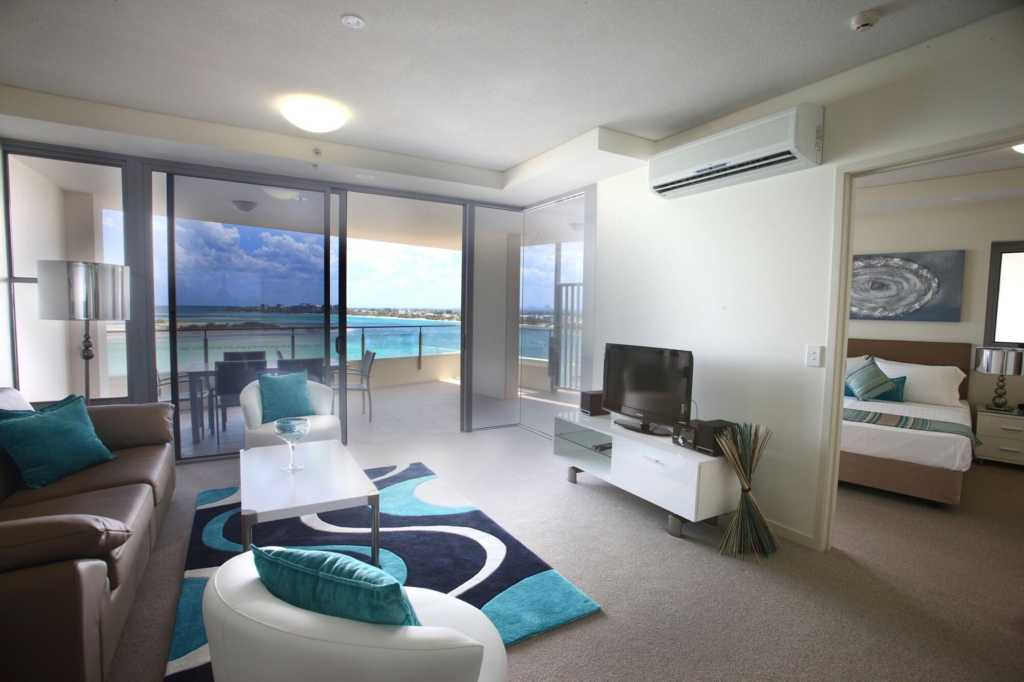 Monaco Caloundra Aparthotel Exteriör bild